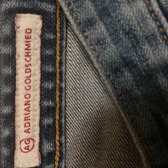 AG Adriano Goldschmied Premiere Skinny Straight Distressed Jeans Size 26 - Picture 9 of 12